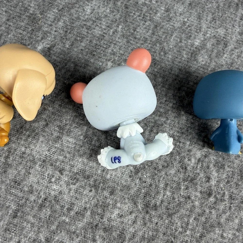 Hasbro Littlest Pet Shop 1747 821 Figures‎ Lot Dog Bear Penguin LPS Toy